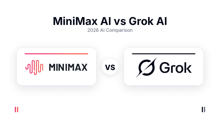 MiniMax AI vs Grok AI comparison in 2026