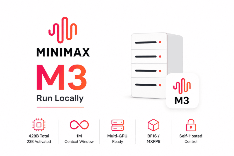 Run MiniMax M3 locally with multi-GPU hardware and self-hosted deployment